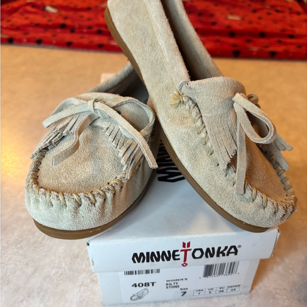 Minnetonka Suede Moccasins